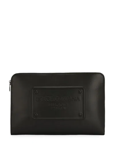 Dolce & Gabbana Large Plaque Pouch