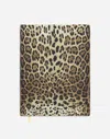 Dolce & Gabbana Large Ruled Notebook Leather Cover Multicolor Unisex Onesize In Multicolor