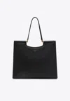 Dolce & Gabbana Large Sicily Calf Leather Tote Bag In Black