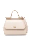 Dolce & Gabbana Women Sicily Large Leather Handbag In Multi