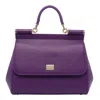 Dolce & Gabbana Large Shoulder Bag Gold-tone Hardware