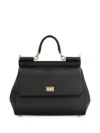 Dolce & Gabbana Large Sicily Handbag In Black