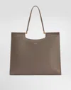 Dolce & Gabbana Large Sicily Shopper In Grey