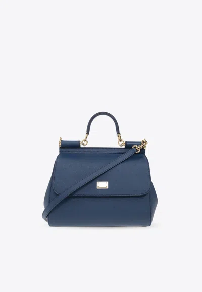 Dolce & Gabbana Large Royal Blue Sicily Hand Bag