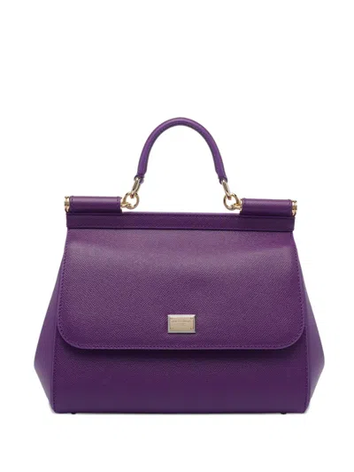 DOLCE & GABBANA LARGE SICILY TOP-HANDLE BAG