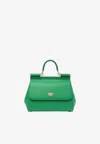 Dolce & Gabbana Sicily Large Handbag In Green