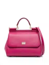 Dolce & Gabbana Large Sicily Tote Bag In Pink
