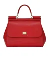 Dolce & Gabbana Large Sicily Tote Bag In Red