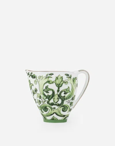 Dolce & Gabbana Porcelain Creamer In Multicolor