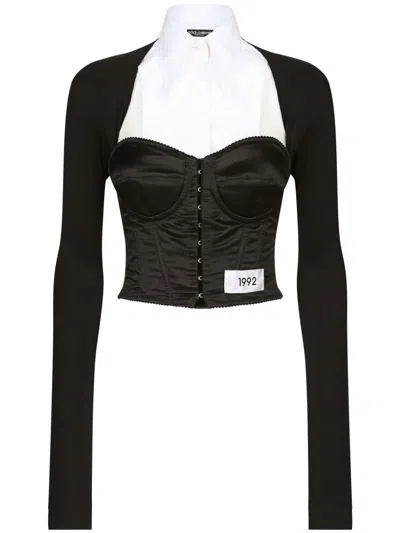 Dolce & Gabbana Layered-shirt Corset