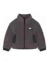 Dolce & Gabbana Faux Fur Jacket With Branded Tag In Black