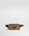 Dolce & Gabbana Leather And Split Calfskin Belt Bag