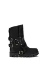 Dolce & Gabbana Leather Ankle Boots In Black