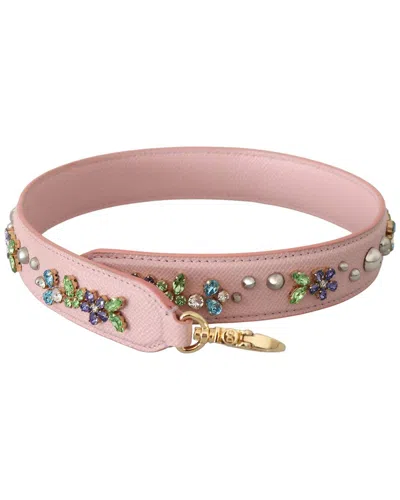 DOLCE & GABBANA DOLCE & GABBANA LEATHER BAG STRAP