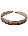 Dolce & Gabbana Beige Red Handbag Accessory Leathe In Sand