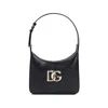 Dolce & Gabbana Leather Tote Bag With Logo Plaque In Black