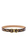 Dolce & Gabbana Leather Logo Belt Women
