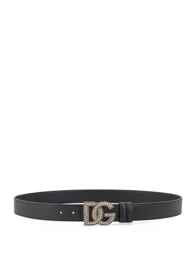 DOLCE & GABBANA LEATHER BELT