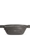 Dolce & Gabbana Leather Belt Bag In グレー