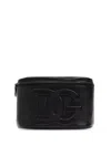 Dolce & Gabbana Leather Belt Bag In Black