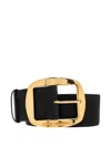 Dolce & Gabbana Maxi Buckle Belt In Black