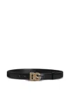 Dolce & Gabbana Women Leather Belt In Black