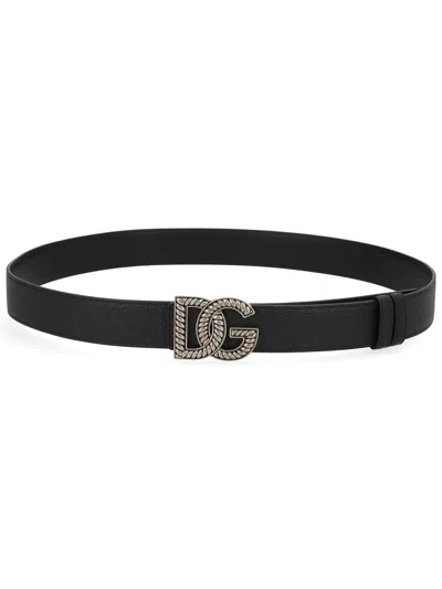 DOLCE & GABBANA LEATHER BELT