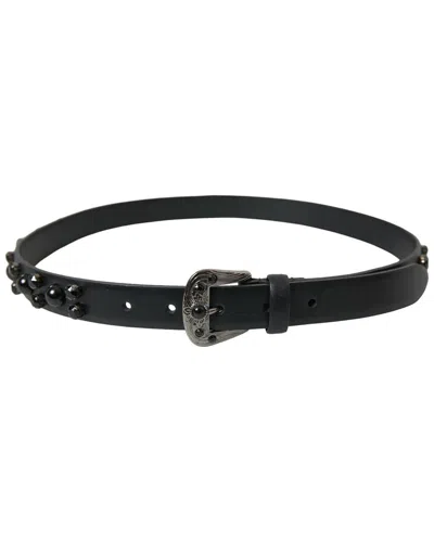 Dolce & Gabbana Leather Belt In Black