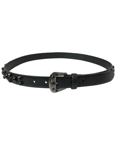 Dolce & Gabbana Leather Belt In Black