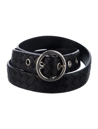 Pre-owned Dolce & Gabbana Leather Belt In Black