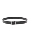 Dolce & Gabbana Patent Leather Belt In Black