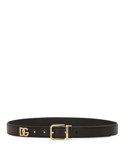 DOLCE & GABBANA LEATHER BELT