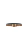 Dolce & Gabbana Leather Belt In Brown