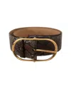 Dolce & Gabbana Leather Belt In Brown