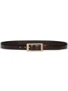 Dolce & Gabbana Leather Belt In Brown