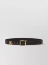 Dolce & Gabbana Smooth Leather Dg Belt With 8