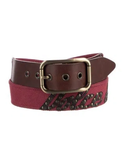 Pre-owned Dolce & Gabbana Leather Belt In Multi