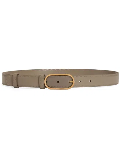 Dolce & Gabbana Leather Belt In Brown