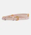 Dolce & Gabbana Leather Belt In Pink