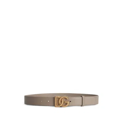 DOLCE & GABBANA LEATHER BELTS