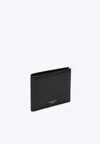 Dolce & Gabbana Dg Logo Leather Bi-fold Wallet In Black
