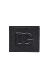 Dolce & Gabbana Black Bifold Wallet With Quilted Leather In Black