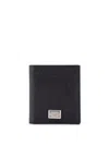 Dolce & Gabbana Leather Bifold Wallet In Black