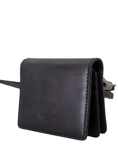 DOLCE & GABBANA DOLCE & GABBANA LEATHER BIFOLD WALLET