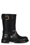 Dolce & Gabbana Knee-high Boots With Buckle Detail In Black