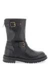 Dolce & Gabbana Dolce&gabbana Men Black Smooth Leather Boot In Black