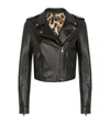Dolce & Gabbana Leather Biker Jacket