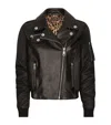 Dolce & Gabbana Leather Biker Jacket