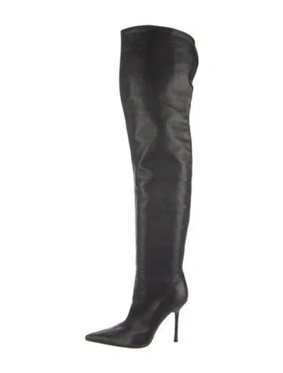 Pre-owned Dolce & Gabbana Leather Boots In Black