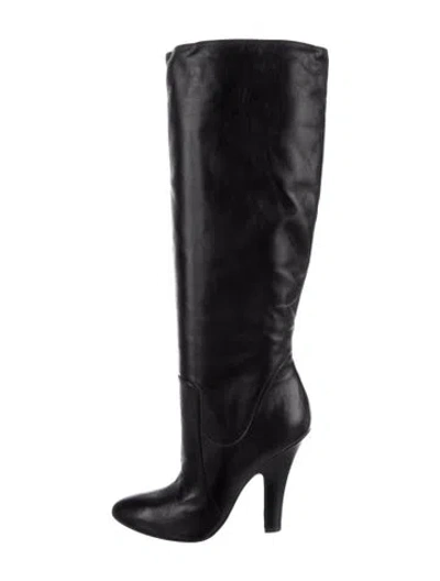 Pre-owned Dolce & Gabbana Leather Boots In Black